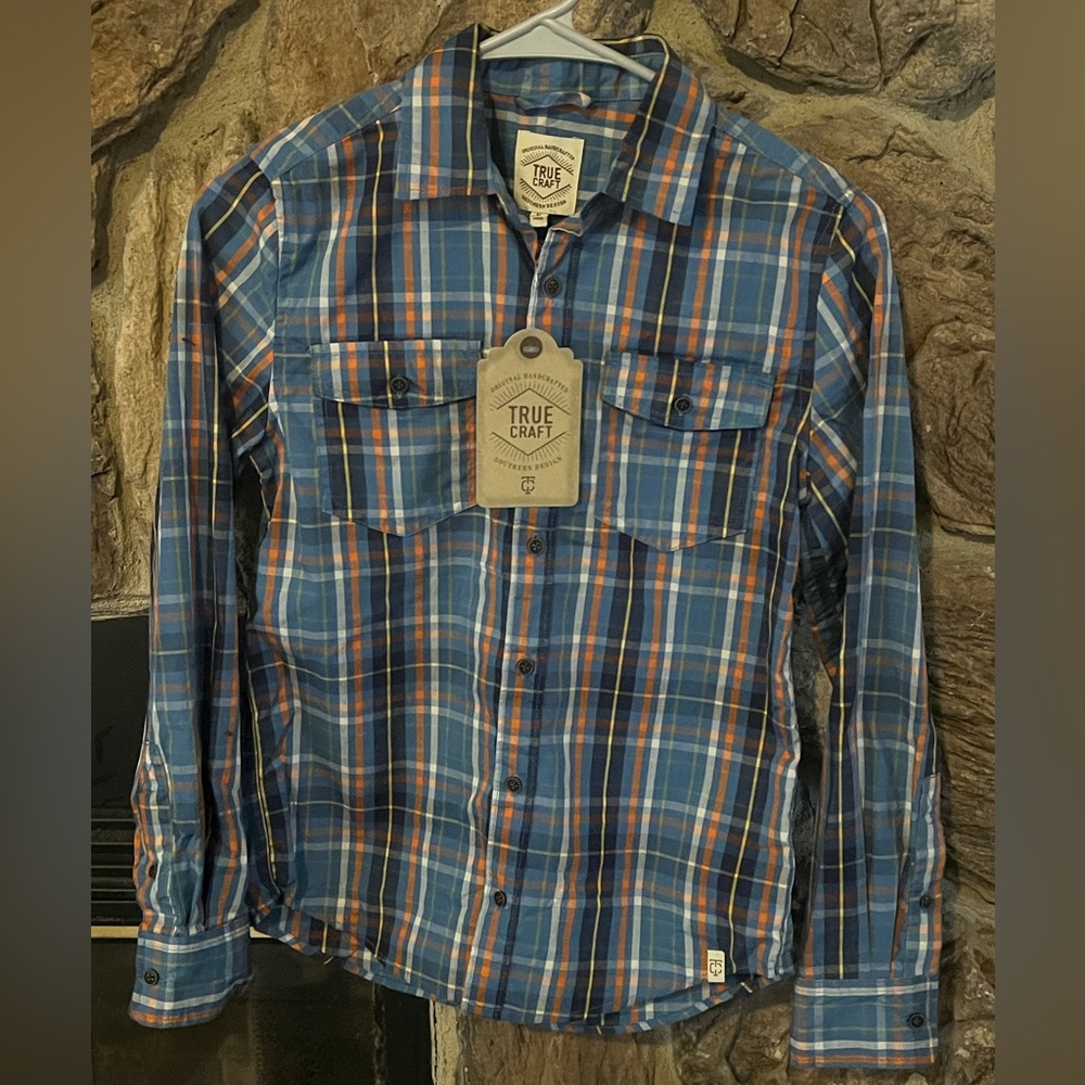 NWT Boys True Craft Dress Shirt size Medium